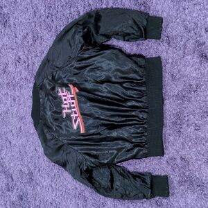 Vintage Wendy's Hot Stuff Logo Satin Jacket